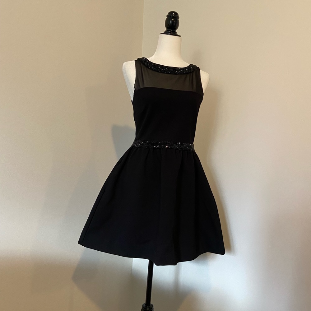 Maje semi formal dress with black jewel